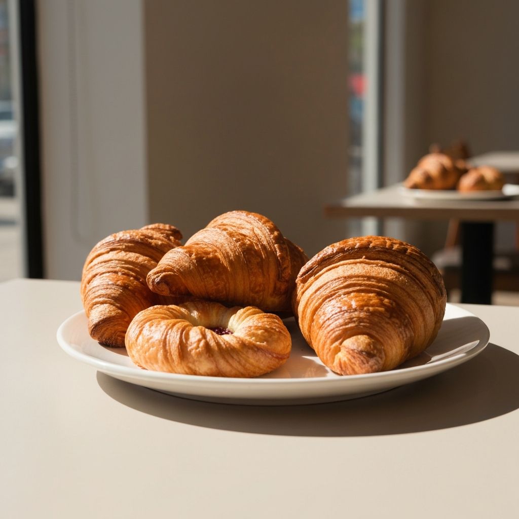 Fresh pastries at Sayu Cafe