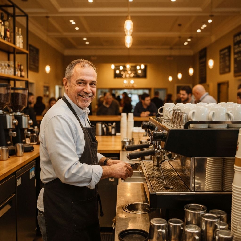 Barista at Sayu Cafe